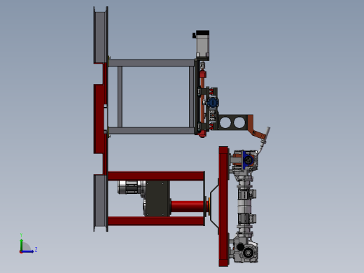 焊接管架左视缩略图
