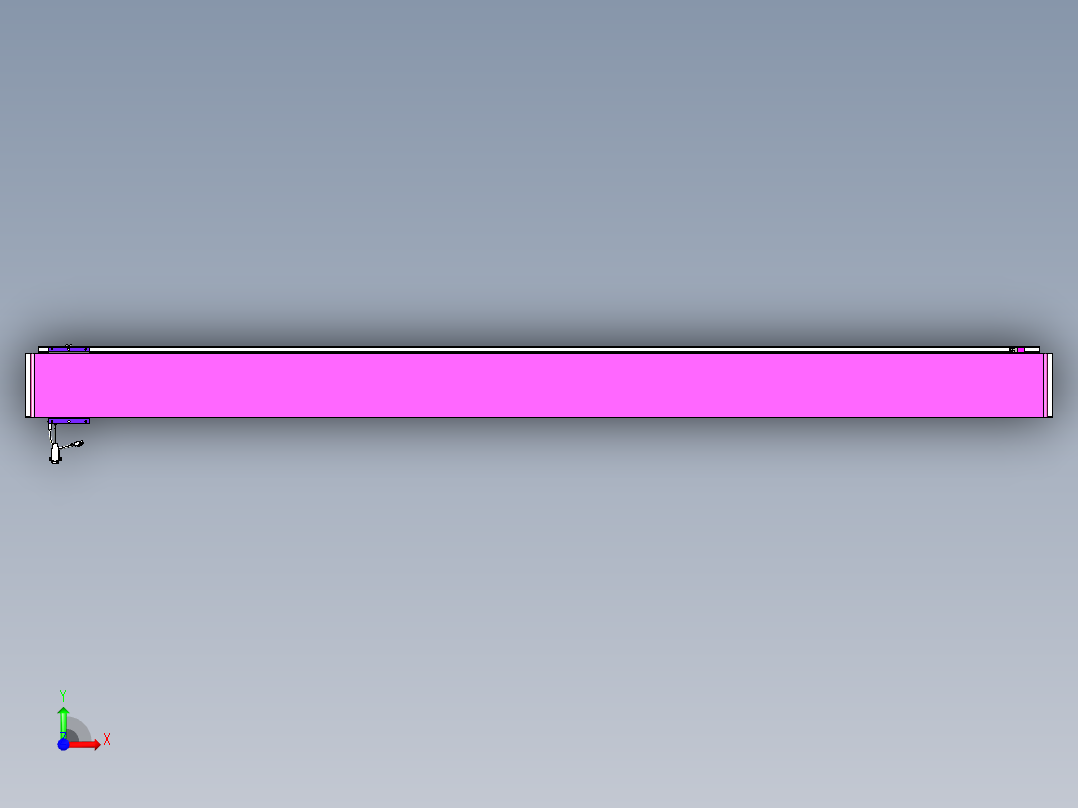 威洛博VL系列直线电机模组-VL17E1-S2500前视图
