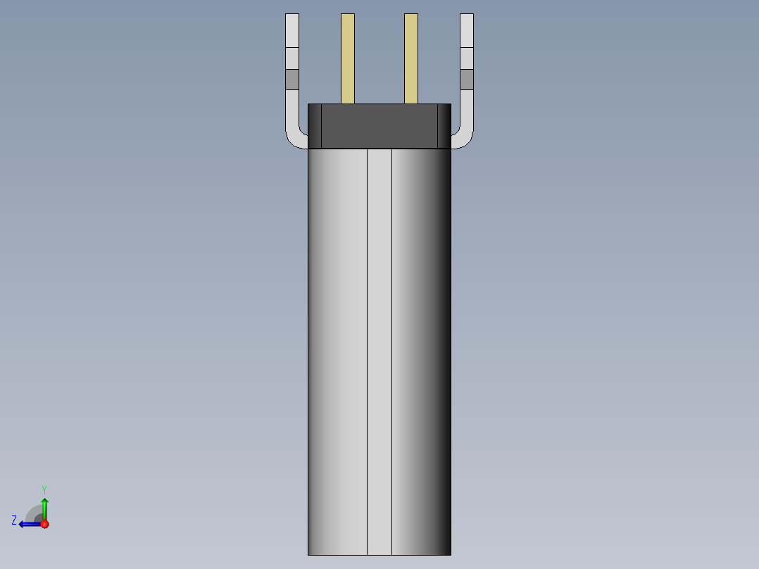 Usb连接器水平在板10mm右视图