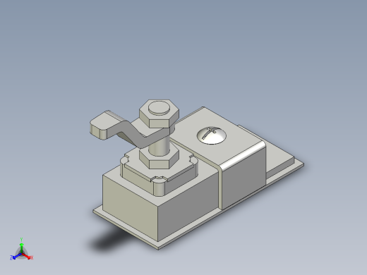 防水迫緊式門扣(B)5573-3D多系列多零件图纸模型