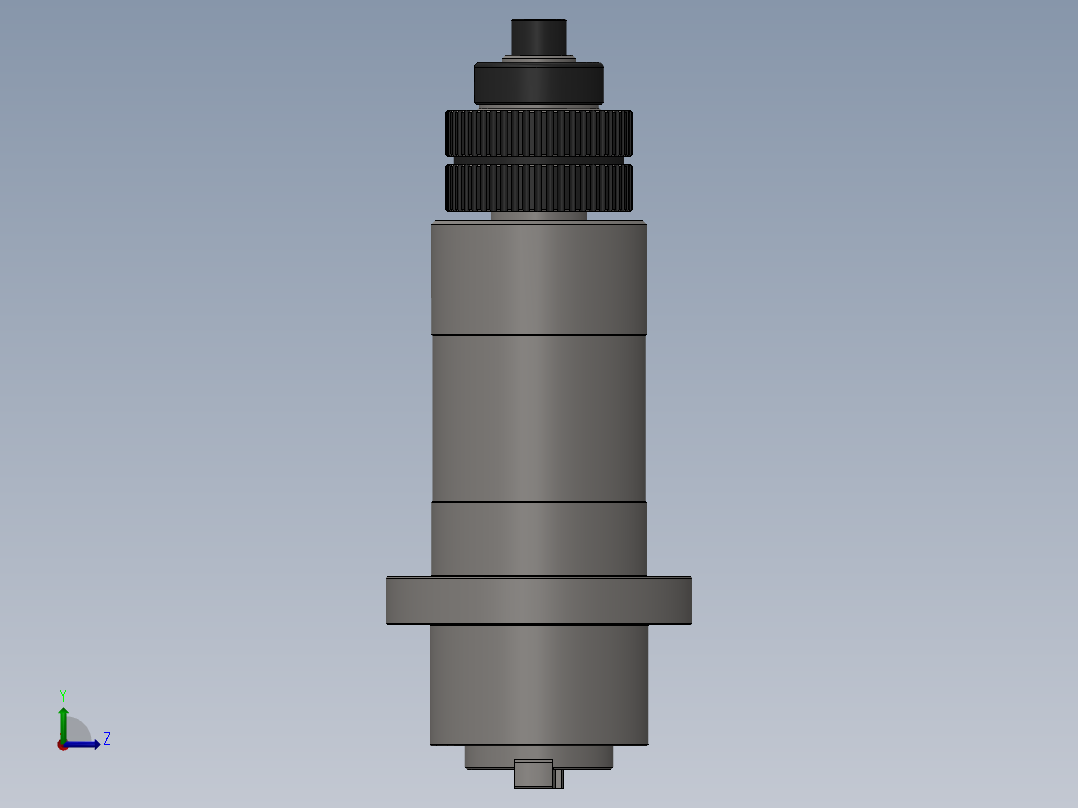 6000rpm bt30 自动换刀主轴左视图