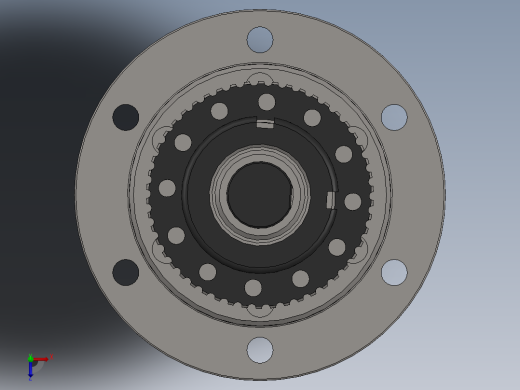 6000rpm bt30 自动换刀主轴俯视缩略图
