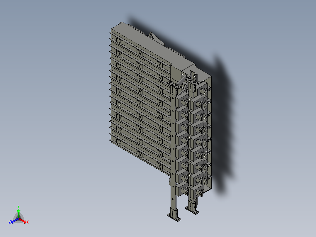 ABB ZLBM123 连接 BB + 测量变压器 400A主视图