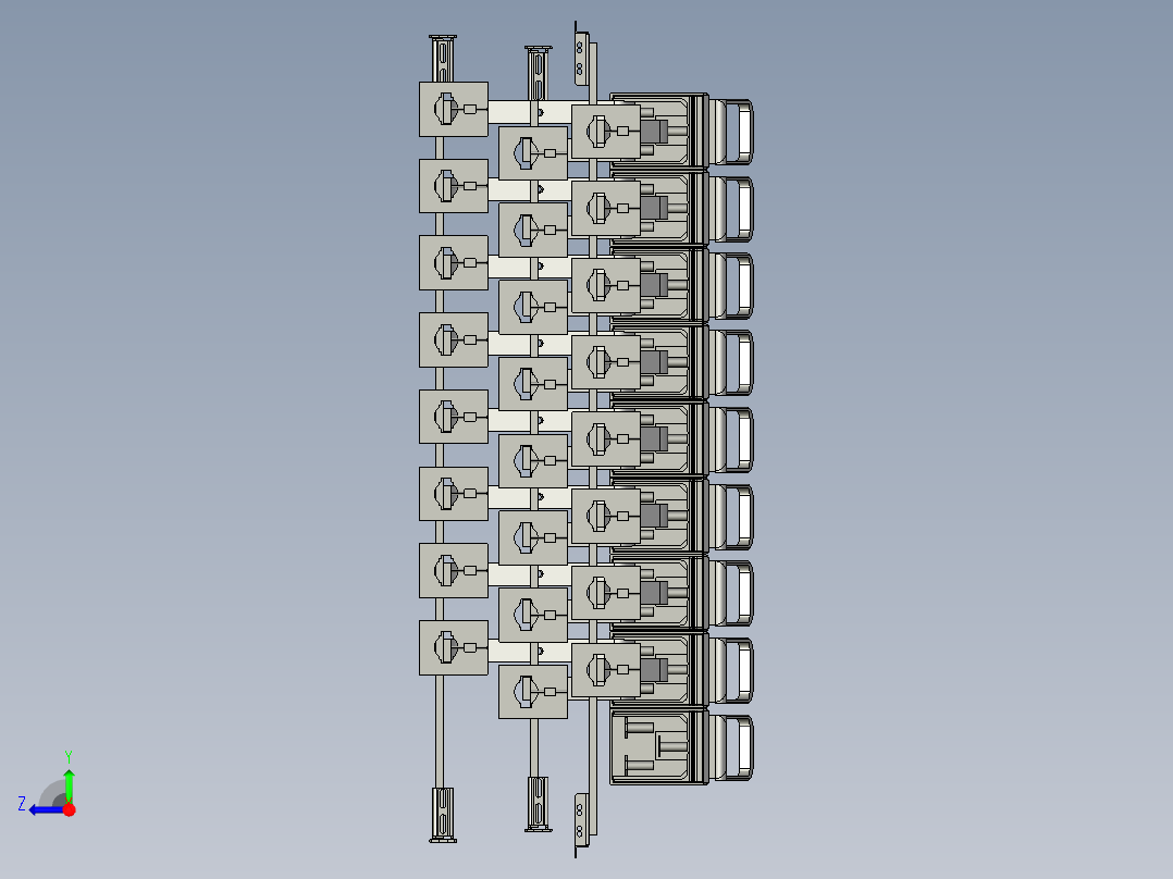 ABB ZLBM123 连接 BB + 测量变压器 400A右视图