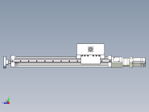 威洛博直线电机模组EB6ZR-L140-S420-LZ575K-Z575K-MS3右视缩略图