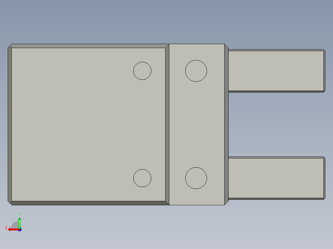普通气爪PH09-16后视图
