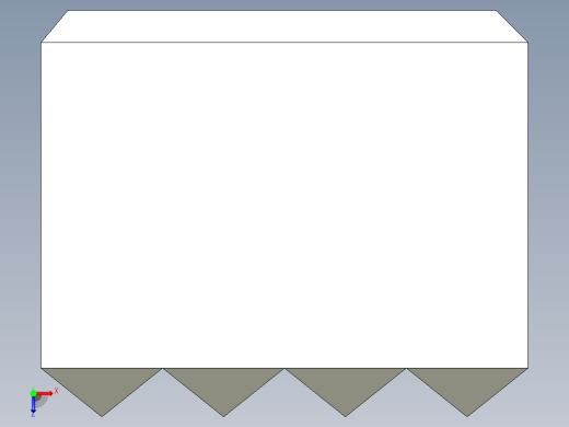 夾爪(方型)2262-3D多系列多零件图纸模型俯视缩略图