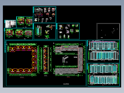 住宅建筑扩出图