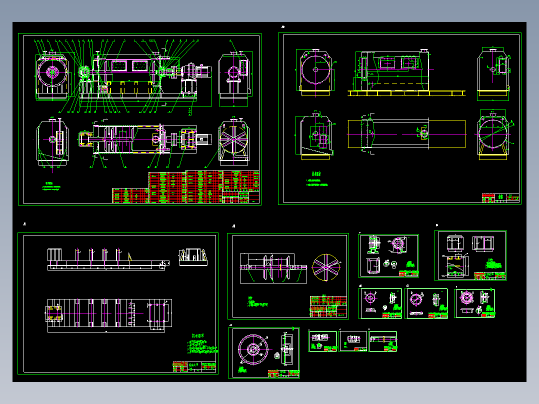 单轴自动和面机全图