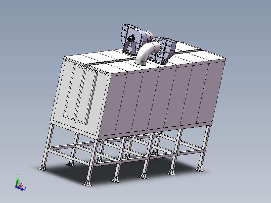 喷涂线预热烘干隧道炉设计