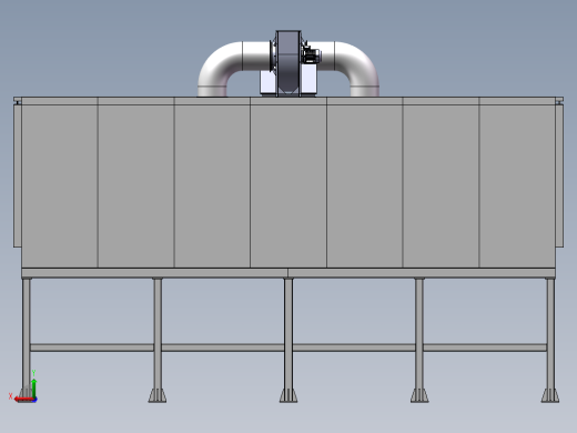 喷涂线预热烘干隧道炉设计后视缩略图