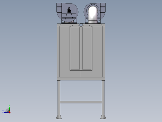 喷涂线预热烘干隧道炉设计右视缩略图