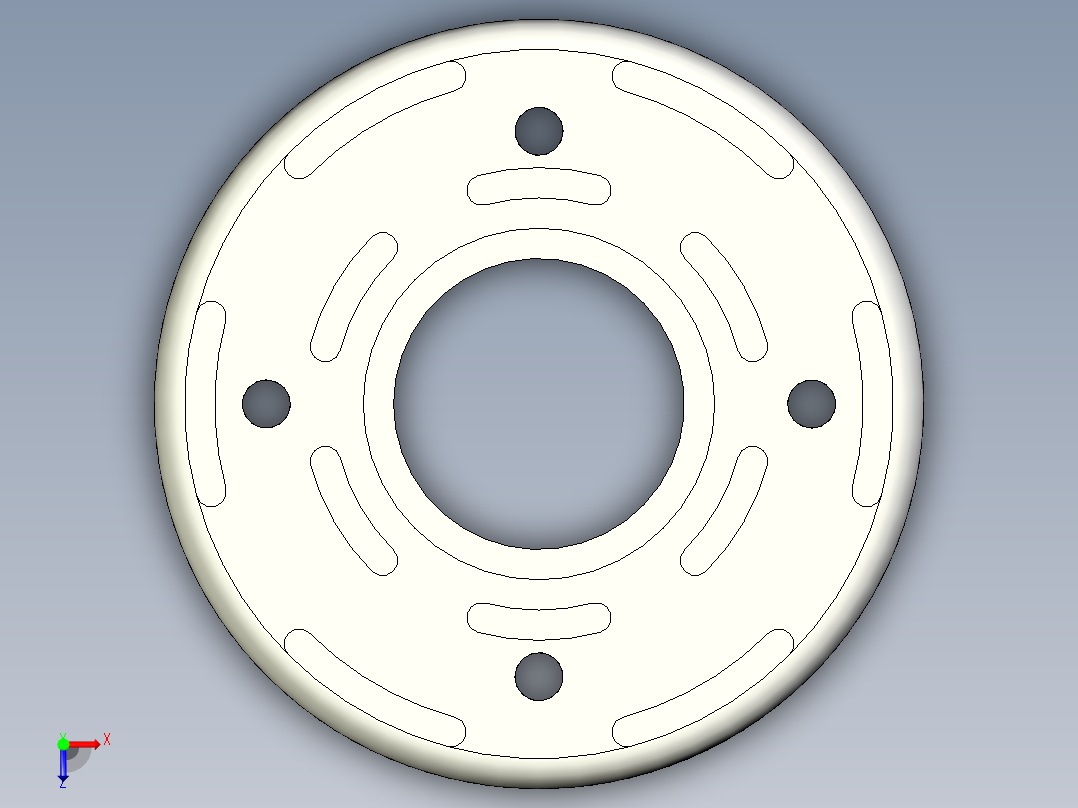 安装装置俯视图