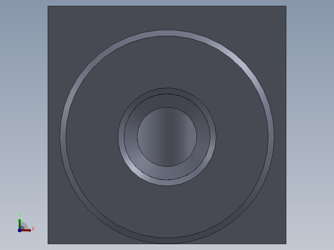 液压缸的安装元件前视图