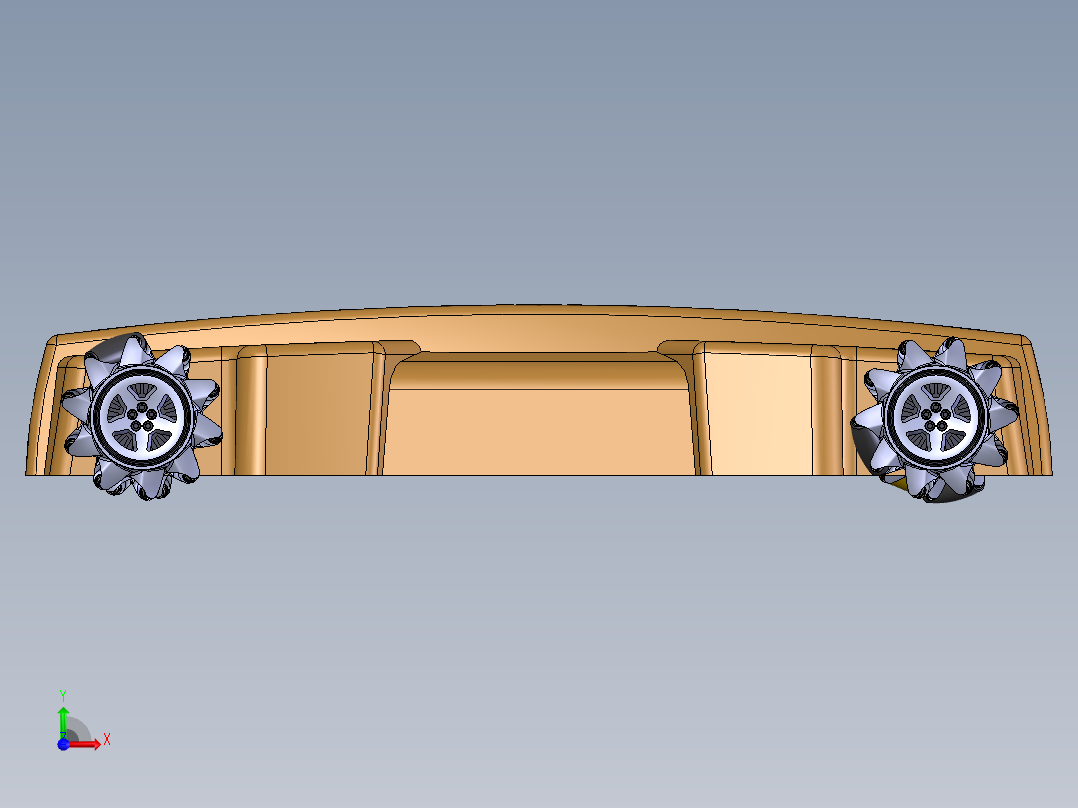 AGV搬运机器人前视图