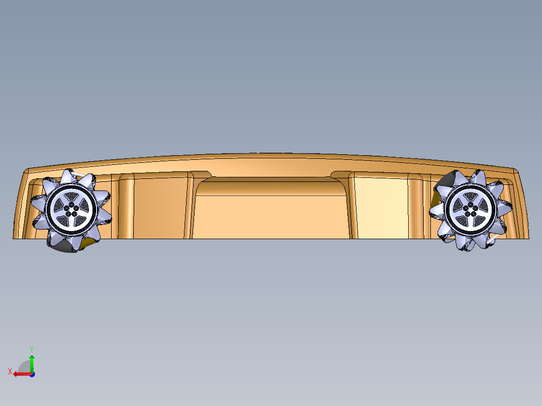 AGV搬运机器人后视图