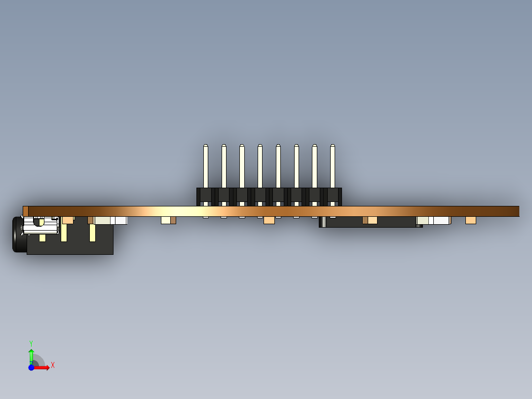 电路板、主板(285)前视图