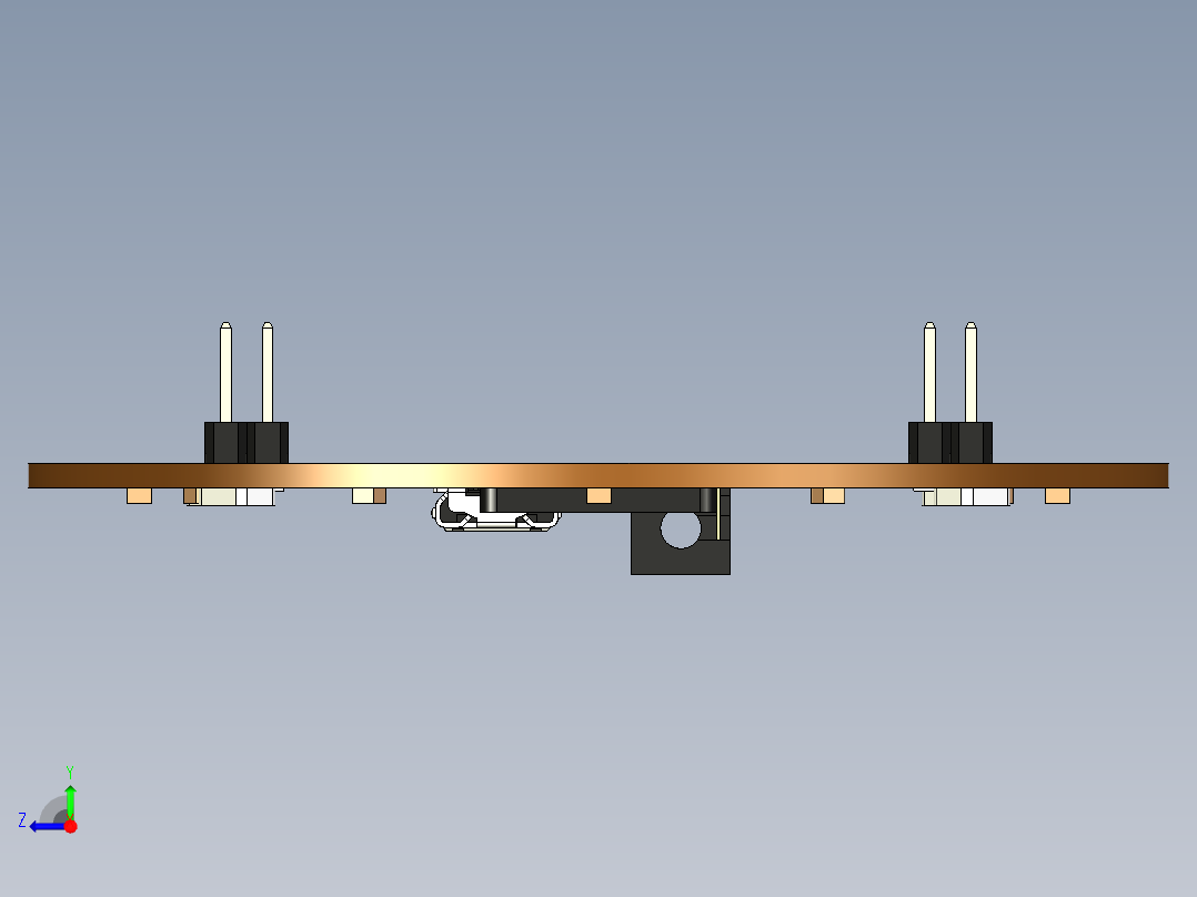 电路板、主板(285)右视图