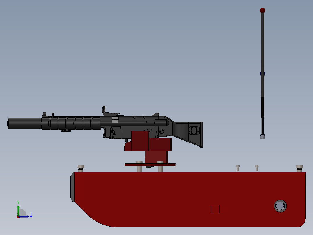 AGV小车、AGV(191)左视图