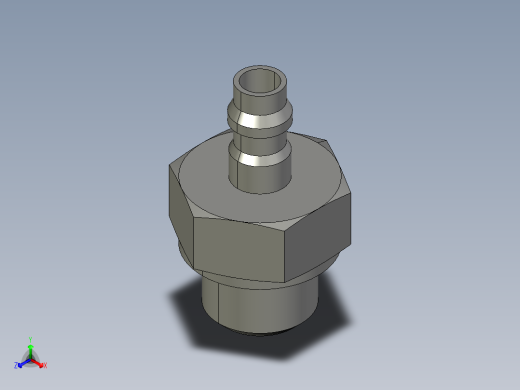 软管用倒钩接头M_5AN_4