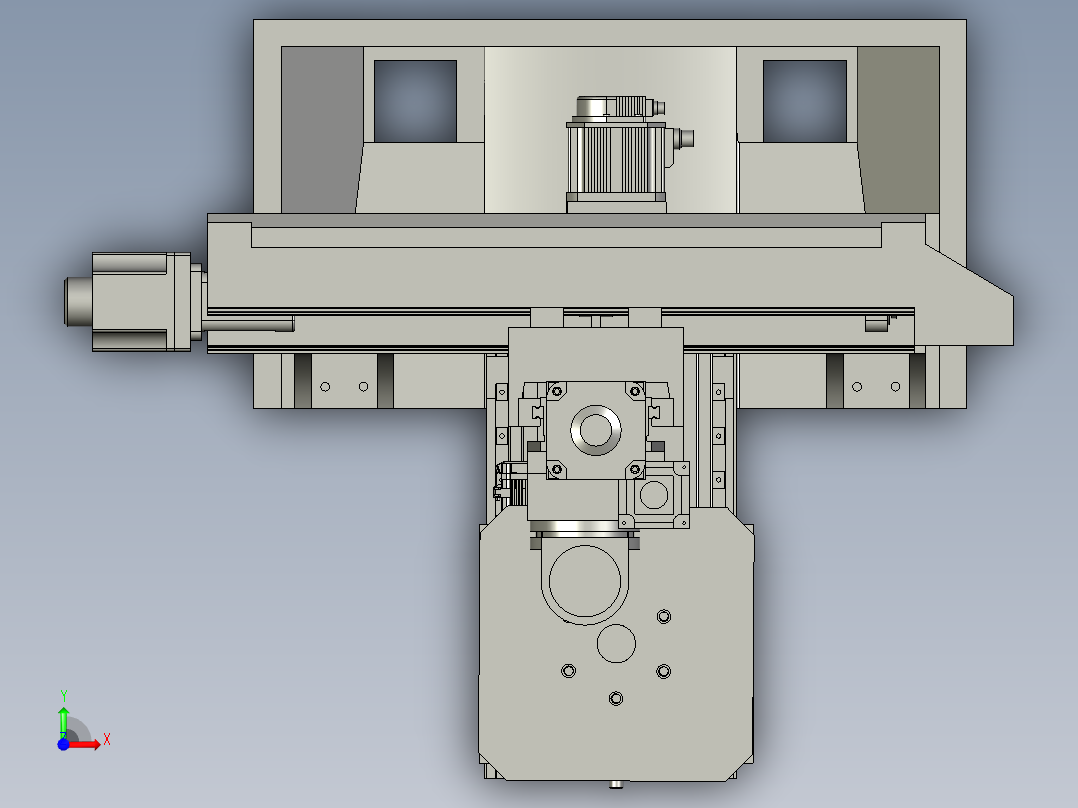 全自动高精度桌面精雕机前视图