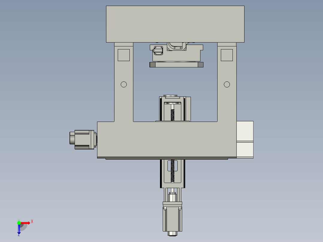 全自动高精度桌面精雕机俯视图
