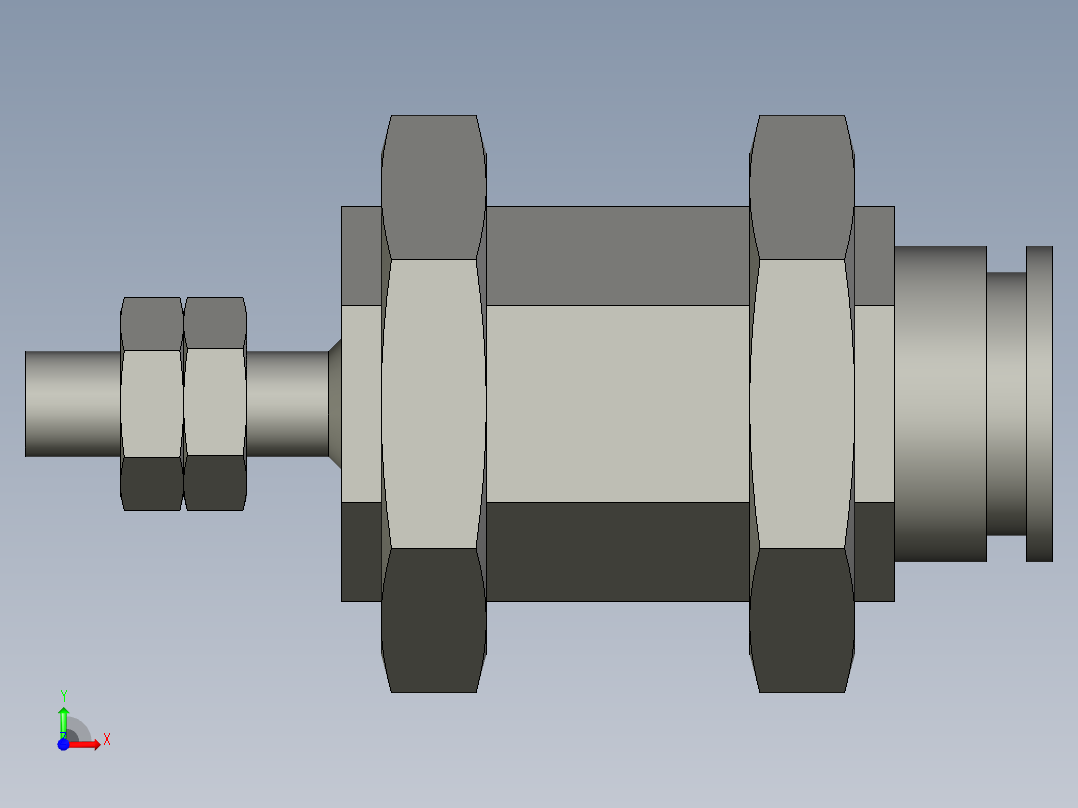 气缸CJPB10-10(0)前视图