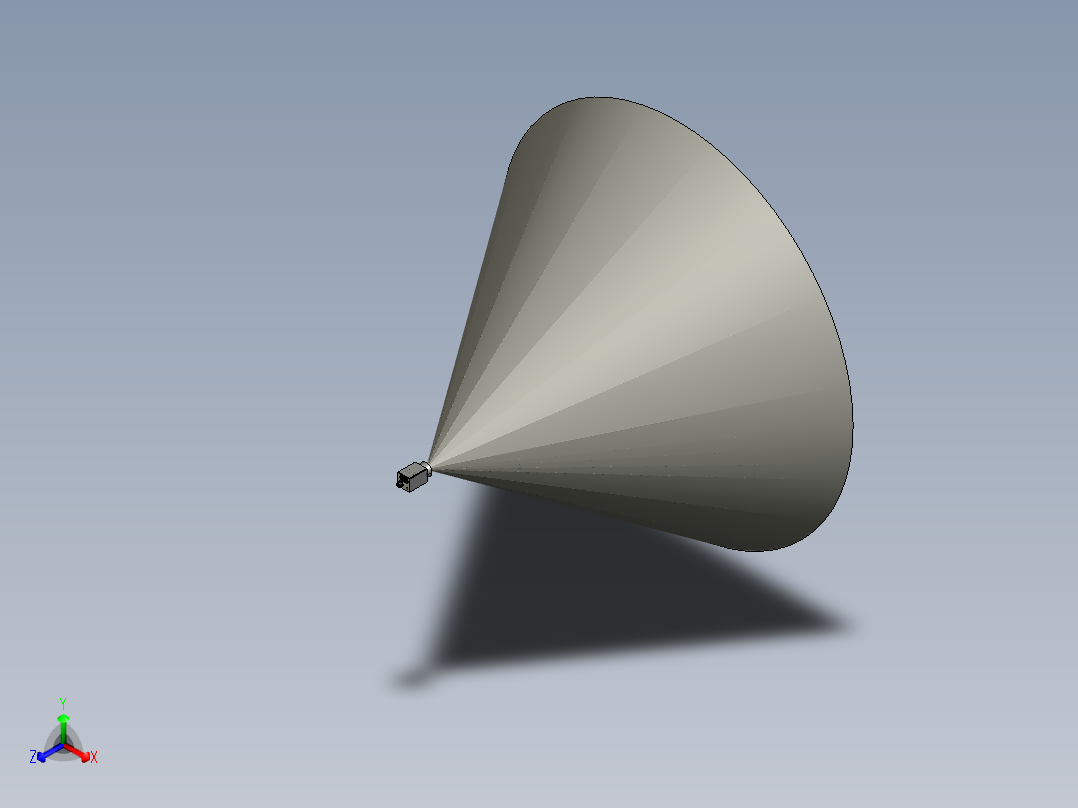 相机HK系列50-2000w像素stp-1正等轴测图