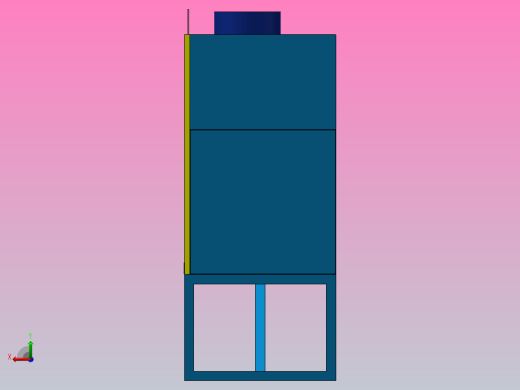 标定台钣金3D详图后视缩略图
