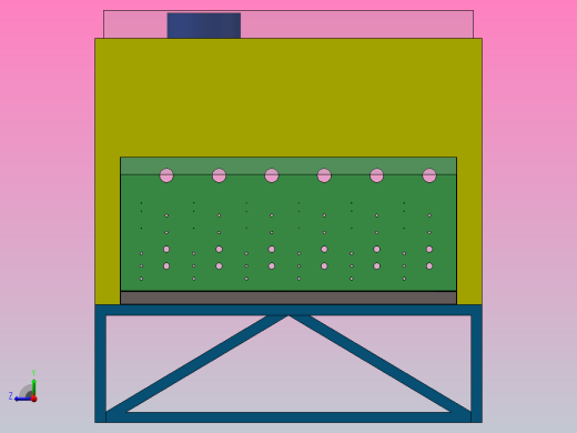 标定台钣金3D详图右视缩略图