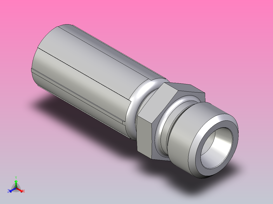 标准液压接头1D248-8-4主视图