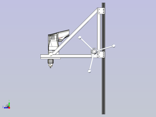 自动化钻铣一体机床模型右视缩略图