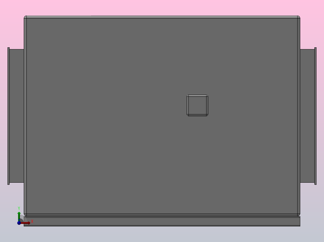 HLF-6系列低噪声混流风机箱[HLF-6-3.5]前视图