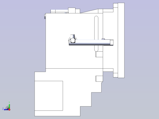 壳体CNC加工夹具右视缩略图