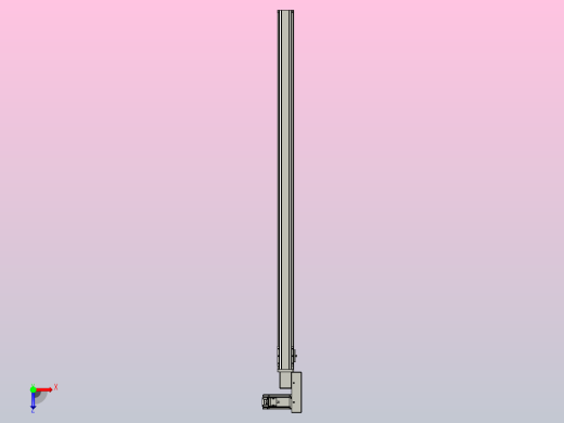皮带直线轴半封闭可选导轨TPA-HNB-65S-90-L1300-MR-Y-P10-N3俯视缩略图