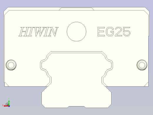 上银导轨 EGH25CA后视缩略图