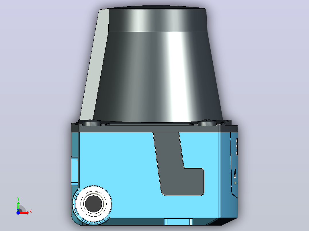 TIM510-9950000S01激光扫描仪前视图
