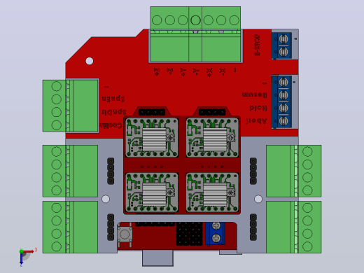 CNC Shield v3的控制器终端适配器俯视缩略图