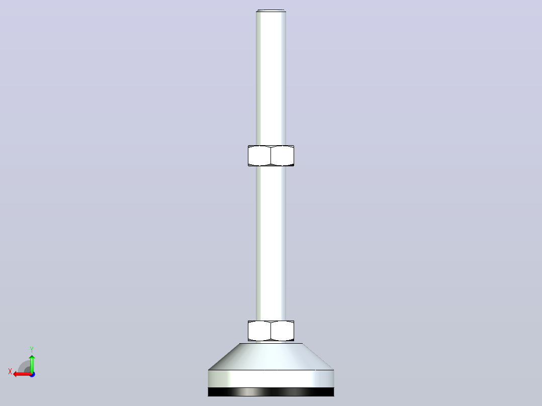 脚杯WAM03-D100-M24-L250后视图