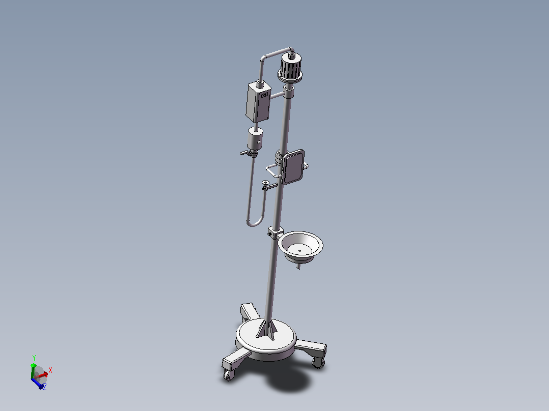 一种眼部冲洗器主视图