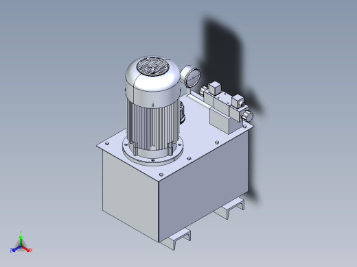 液压油箱设计正等轴测缩略图