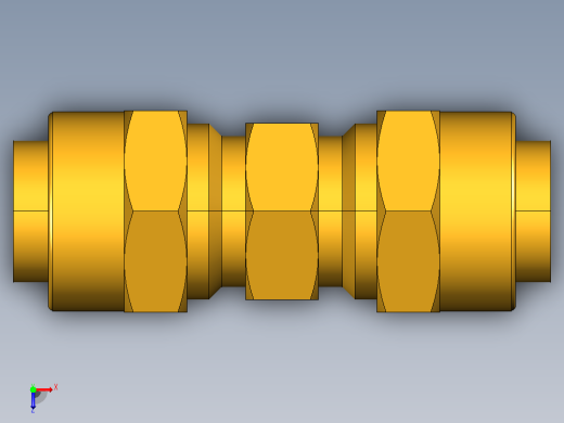 Union 62P 5压缩气动和液压导管接头俯视缩略图