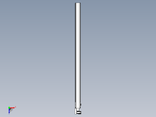 皮带直线轴半封闭可选导轨TPA-HNB-140D-120-L2450-ML-Y-P40-N3俯视缩略图