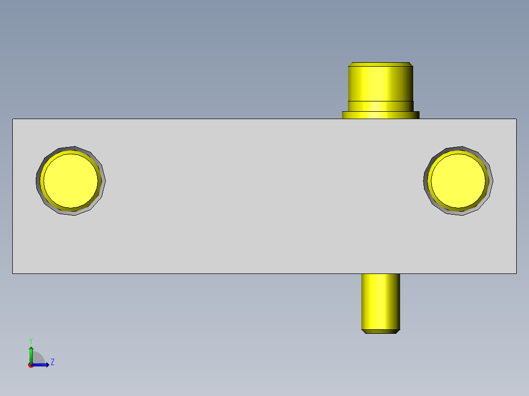 皮带拉伸装置左视图