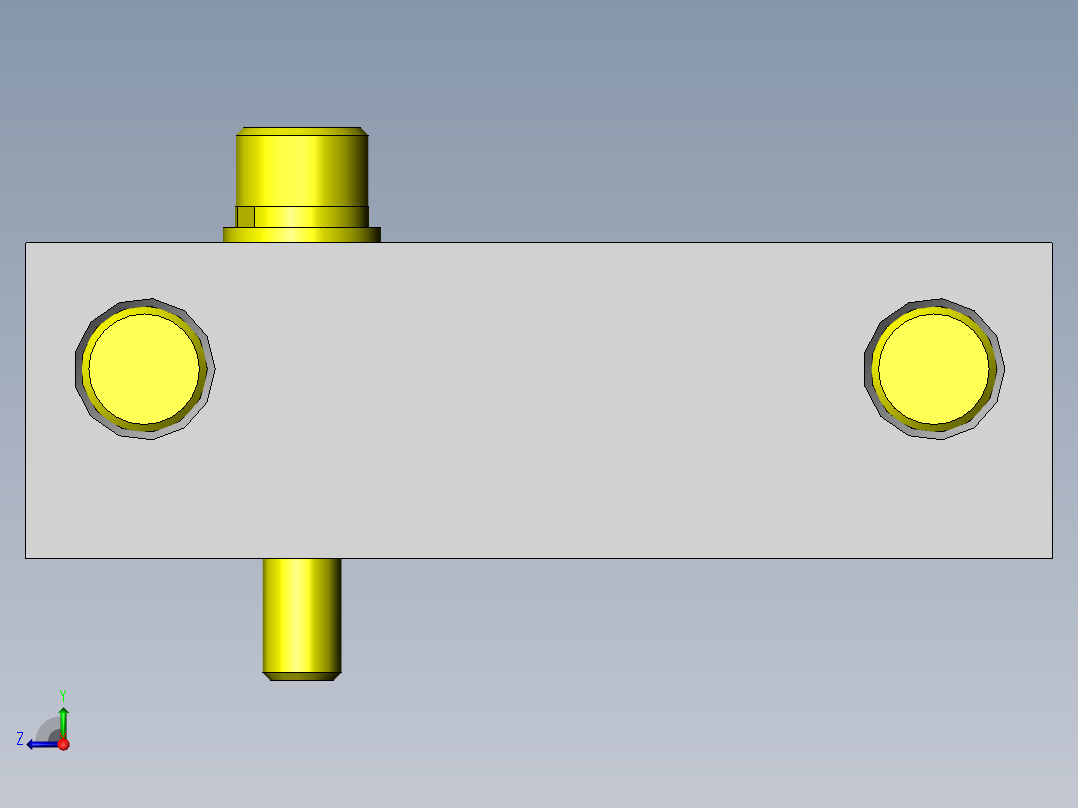 皮带拉伸装置右视图