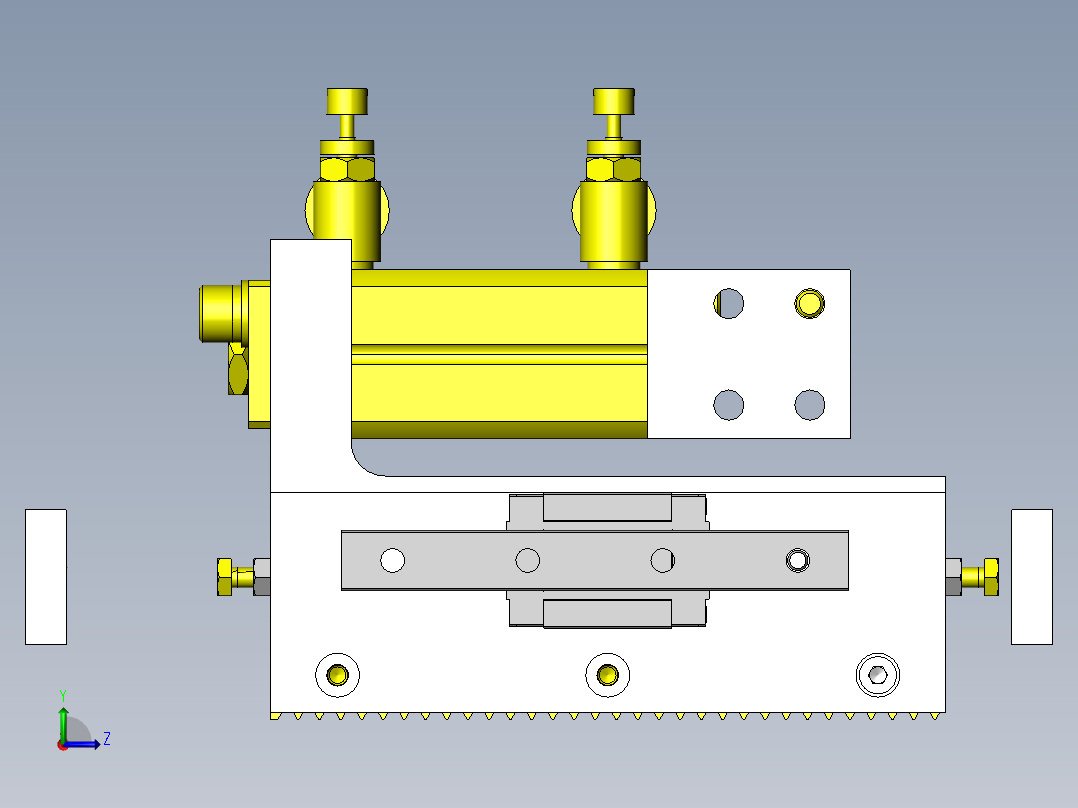 2连锁90°翻转左视图
