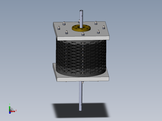 磁引擎结构模型