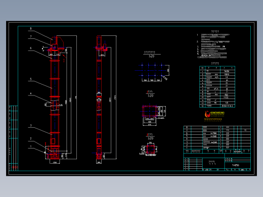 TH250提升机总图