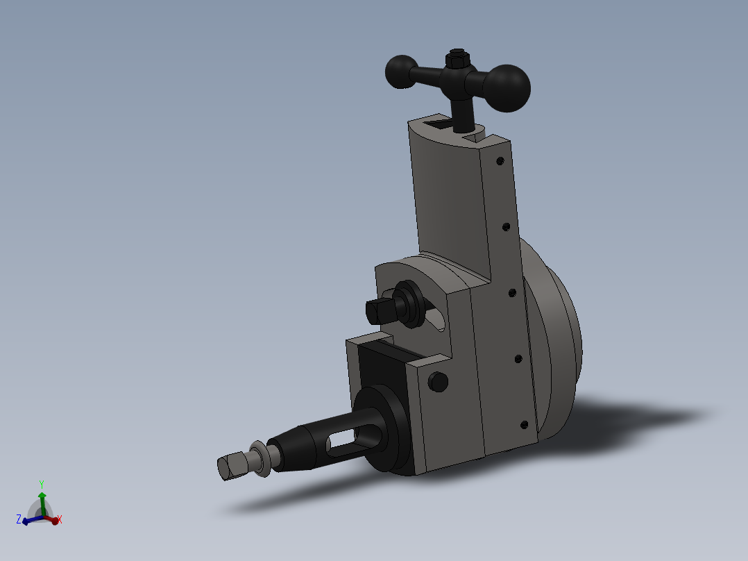 solidworks 牛头刨床刀架