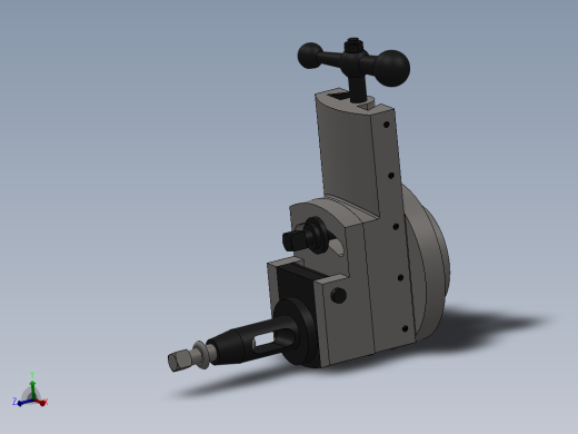 solidworks 牛头刨床刀架